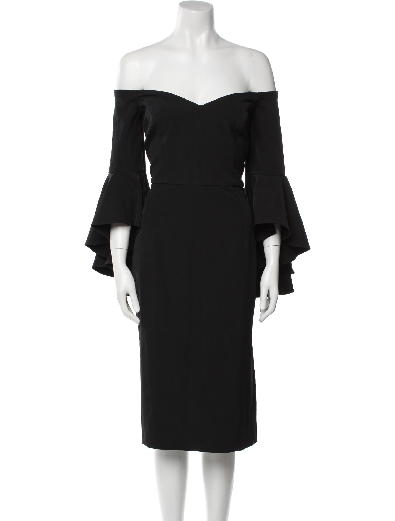 Milly Off-The-Shoulder Knee-Length Dress